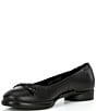 Color:Black - Image 4 - Sculpted LX 15 Bow Ballerina Leather Flats