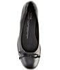 Color:Black - Image 5 - Sculpted LX 15 Bow Ballerina Leather Flats