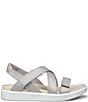 ECCO Women's Soft Cross Strap Leather Slingback Sandals - Image 2