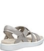 ECCO Women's Soft Cross Strap Leather Slingback Sandals - Image 3
