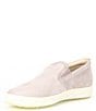 Color:Gray - Image 4 - Women's Soft VII Leather Slip-On Sneakers
