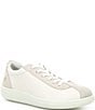 ECCO Women's Soft Zero Leather Lace Up Sneakers - Image 1