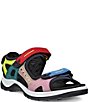 ECCO Offroad Yucatan Adjustable Strap Leather Sandals - Image 1
