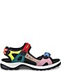 ECCO Offroad Yucatan Adjustable Strap Leather Sandals - Image 5