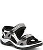 ECCO Offroad Yucatan Adjustable Strap Leather Sandals - Image 1
