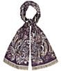 Echo Artist Paisley Silk Scarf Wrap - Image 1