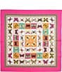 Color:Hibiscus - Image 3 - Butterfly Display Silk Square Scarf