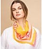 Echo Cool Summer Bandana Scarf, Color:Pink Lemon - Image 4