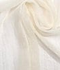 Echo Crinkle Scarf Wrap, Color:Cream - Image 2