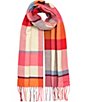 Echo Cubists Woven Plaid Scarf Wrap - Image 4