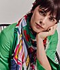 Echo Cubists Woven Square Scarf - Image 4