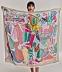 Echo Cubists Woven Square Scarf - Image 5