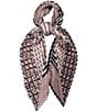 Echo Downtown Pleated Diamond Scarf, Color:Black - Image 1