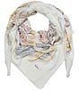 Echo Gestural Rose Square Scarf - Image 1