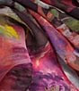 Echo Hazy Floral Crinkle Scarf Wrap, Color:Black Multi - Image 3