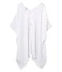 Echo Lightweight Gauze Caftan, Color:White - Image 2