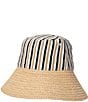 Echo Montauk Stripe Raffia Bucket Hat - Image 1