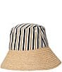 Echo Montauk Stripe Raffia Bucket Hat - Image 2