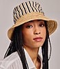 Echo Montauk Stripe Raffia Bucket Hat - Image 4