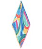Echo Painterly Composition Pleated Diamond Scarf - Image 2