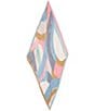 Echo Painterly Composition Pleated Diamond Scarf - Image 5