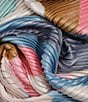 Echo Painterly Composition Pleated Diamond Scarf - Image 6