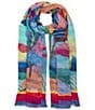 Echo Painterly Landscape Woven Wrap - Image 4