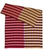 Echo Quarter Check Striped Scarf Wrap, Color:Rose Viole - Image 2