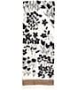 Echo Scribble Floral Silk Scarf - Image 2