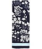 Echo Scribble Floral Silk Scarf - Image 2