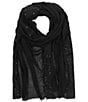Echo Sequin Wool Scarf Wrap - Image 1