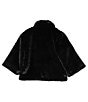Echo Sheared Mink Faux Fur Jacket, Color:Black - Image 7