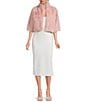 Echo Sheared Mink Faux Fur Jacket, Color:Powder Pink - Image 4