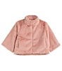 Echo Sheared Mink Faux Fur Jacket, Color:Powder Pink - Image 6