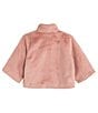 Echo Sheared Mink Faux Fur Jacket, Color:Powder Pink - Image 7