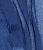 Color:Estate Blue - Image 3 - Solid Crinkle Wrap