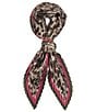 Echo Spots On Spots Animal Print Pleated Diamond Scarf - Image 1