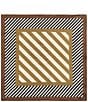 Echo Stripes Silk Bandana Square Scarf - Image 2