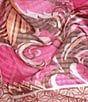 Color:Hibiscus - Image 2 - Tangled Vines Scarf Wrap