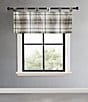 Color:Grey/Multi - Image 1 - Alder Plaid Window Tab Top Valance