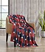 Eddie Bauer Americana Plaid Red Ultra Soft Plush Fleece Throw Blanket, Color:Red - Image 7