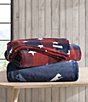 Eddie Bauer Americana Plaid Red Ultra Soft Plush Fleece Throw Blanket, Color:Red - Image 8