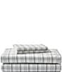 Color:Grey - Image 1 - Beacon Hill Plaid Flannel Sheet Set