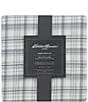 Color:Grey - Image 2 - Beacon Hill Plaid Flannel Sheet Set