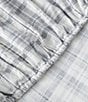 Color:Grey - Image 5 - Beacon Hill Plaid Flannel Sheet Set