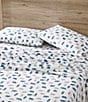 Color:Grey/Blue - Image 3 - Bear Mountain Cotton Flannel Sheet Set