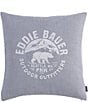 Color:Grey - Image 1 - Bear Outdoor Outfitters Square Pillow Cover