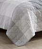 Color:Grey/White - Image 5 - Boulder Plaid Reversible Quilt Mini Set