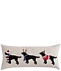 Eddie Bauer Buddy Holiday Rectangular Novelty Decorative Accent Pillow - Image 1