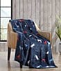 Eddie Bauer Buddy The Dog Ultra Soft Plush Fleece Throw Blanket - Image 1